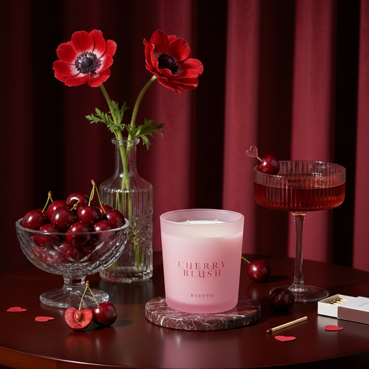 Cherry blush vela 2 pabilos