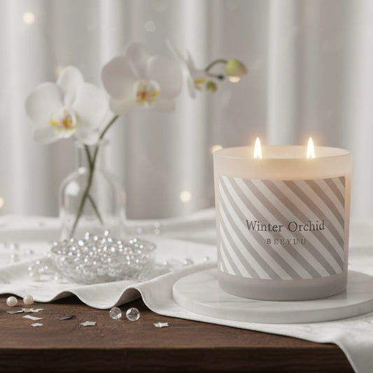 Winter Orchid vela 10 oz