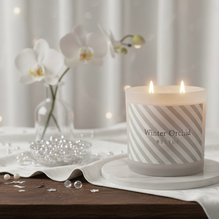 Winter Orchid vela 10 oz