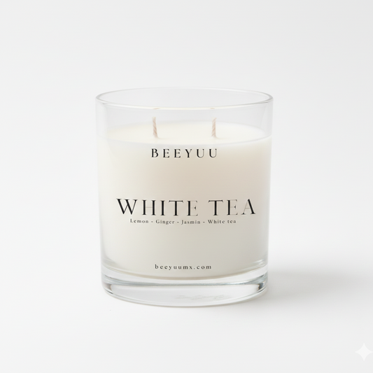 White Tea Vela 2 pabilos