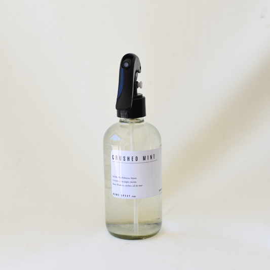 Crushed mint home spray